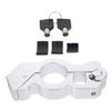 Luxshiny Motorcycle Handle Lock Motorcycle Anti Theft Lock Anti Theft Throttle Bike Accessories Dirtbike Accessory Aluminum Alloy Silver view 1