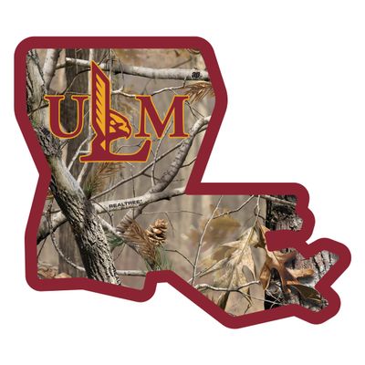 University of Louisiana Monroe RT 10-Inch Camouflage Vinyl Sticker - Officially Licensed