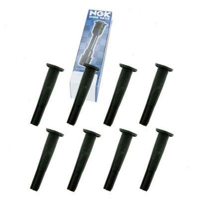 8 pc NGK Ignition Coil Boots compatible with Lexus SC400 4.0L V8 1998-2000