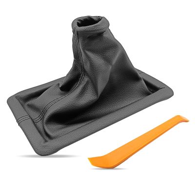SYudwen Transmission Shifter Boot Cover, Shifter Boot Cover Compatible with Fd Mustang 2005-2009, Replaces OE #8R3Z-7277-AA, 8R3Z7277AA