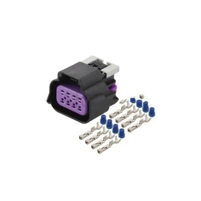 BTYSEQ 1 Set 8 Pin 1.5mm Auto Plastic Housing Plug Connector Electric Wiring Harness Cable Connectors 15326835 15326840(Dark Grey)
