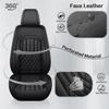 Car Seat Covers for Ford EcoSport 2018-2020 2021 2022,Full Set Black view 3