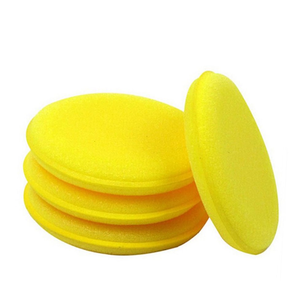 12 Pack round Car Sponge Applicator Pads for Waxing Polish
