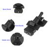 Edinstry Front Windshield Washer Nozzle Kit with Hose Connectors Replacement for Toyota RAV4 4Runner Corolla Highlander Matrix Scion tC xB xD OE 85381-12300 view 2