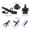 Edinstry Front Windshield Washer Nozzle Kit with Hose Connectors Replacement for Toyota RAV4 4Runner Corolla Highlander Matrix Scion tC xB xD OE 85381-12300 view 3