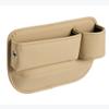 TONGYUYU Car Seat Gap Filler for Toyota RAV4 IV 2012-2018, Console Side Storage Box Multifunctional Filler Organizer Car Accessories, co-Pilot Beige view 1