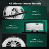 SCITOO 700180 Front HVAC Heater Blower Motor with Fan Cage view 3