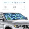 Delicious Blueberries Small Car Windshield Sunshade - efficient Heat Insulation and Cooling, Foldable and Portable for Storage view 3