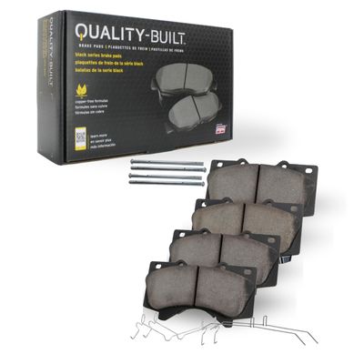 QUALITY-BUILT Front Ceramic Brake Pads, Black Series 1003-0215C, Compatible with 1985-1996 Buick/Cadillac/Chevrolet/Oldsmobile/Pontiac (6000,98,Bonneville,Celebrity,Century,Commercial Chassis,Cutlass)