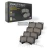 QUALITY-BUILT Front Ceramic Brake Pads, Black Series 1003-0215C, Compatible with 1985-1996 Buick/Cadillac/Chevrolet/Oldsmobile/Pontiac (6000,98,Bonneville,Celebrity,Century,Commercial Chassis,Cutlass) view 1
