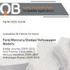 QUALITY-BUILT Rear Semi-Metallic Brake Pads, QB 1000-1021M, Compatible with 2004-2012 Dodge/Ford/Mercury/Volkswagen (Freestar,Journey,Monterey,Routan) view 3