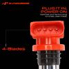 A-Premium (Red) Set of 8 Ignition Coil Pack and Iridium Spark Plugs view 4