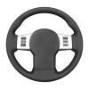Fit for Nissan Frontier 2005-2021,Hand Sewn Steering Wheel Cover,Black Steering Wheel Cover Leather Breathable,Used in All Seasons view 1