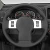 Fit for Nissan Frontier 2005-2021,Hand Sewn Steering Wheel Cover,Black Steering Wheel Cover Leather Breathable,Used in All Seasons view 2