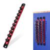 WORKPRO Magnetic Socket Organizer, 1/2" Drive Aluminum Alloy Socket Holder with 10 PC Removable Socket Clips for Quick Customization, Socket Rail for Tool Box Drawer (Sockets Not Included) view 1
