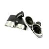 1 Pair Car Exhaust Muffler Tip Tips Car Tuning Compatible For Mercedes W211 E Class E240 E280 E320 E350 E430 E500 E63 2002-2007 view 1