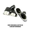 1 Pair Car Exhaust Muffler Tip Tips Car Tuning Compatible For Mercedes W211 E Class E240 E280 E320 E350 E430 E500 E63 2002-2007 view 3