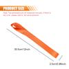 ZIMISI 8PCS Soft Loop Tie Down Straps, 1"x 12" Loop Straps with 4500Lbs Breaking Strength & 1500Lbs Load Capacity, Motorcycle Tie Down Straps for Securing ATV, UTV, Dirt Bikes, Lawn Equipment (Orange) view 2
