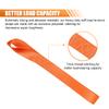 ZIMISI 8PCS Soft Loop Tie Down Straps, 1"x 12" Loop Straps with 4500Lbs Breaking Strength & 1500Lbs Load Capacity, Motorcycle Tie Down Straps for Securing ATV, UTV, Dirt Bikes, Lawn Equipment (Orange) view 3