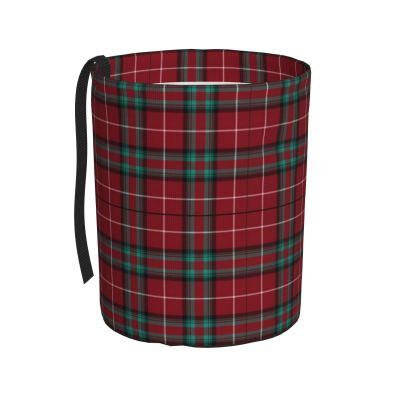 Clan Stuart of Bute Tartan Heavy-Duty Car Trash Can with Strap - 3l Foldable Vehicle Trash Can