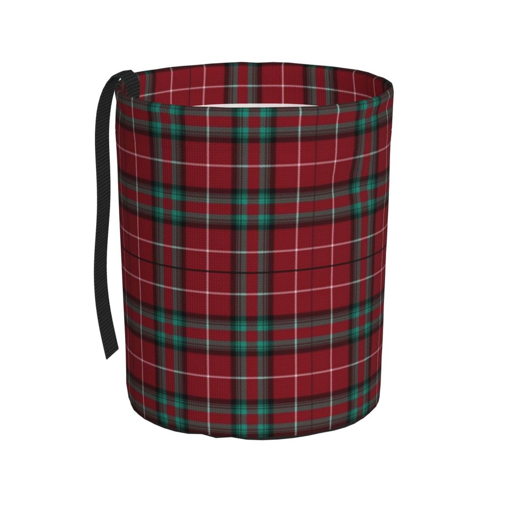 Clan Stuart of Bute Tartan Heavy-Duty Car Trash Can with Strap - 3l Foldable Vehicle Trash Can