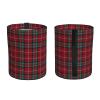Clan Stuart of Bute Tartan Heavy-Duty Car Trash Can with Strap - 3l Foldable Vehicle Trash Can view 2