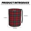 Clan Stuart of Bute Tartan Heavy-Duty Car Trash Can with Strap - 3l Foldable Vehicle Trash Can view 3