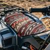 Pensura Red ATV Seat Cover, Waterproof Anti-Slip Aztec African Tribal Horse 4 Wheeler Seat Cushion Accessories for All Seasons, Compatible with Polaris Sportsman 570 450 850 & Honda Rancher 420 view 3