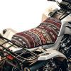 Pensura Red ATV Seat Cover, Waterproof Anti-Slip Aztec African Tribal Horse 4 Wheeler Seat Cushion Accessories for All Seasons, Compatible with Polaris Sportsman 570 450 850 & Honda Rancher 420 view 4