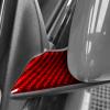 Real Quality Soft Carbon Fiber Rearview Mirror Base Trim Panel Sticker Exterior Compatible With Ford Explorer 2020 2021 2022 2023 Accessories Red view 4