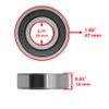 Caltric 918-05137 618-05137 Spindle Bearings Rebuild kit Compatible with MTD Compatible with Cub Cadet Compatible with Troy-Bilt 54" / Qty 4 view 2
