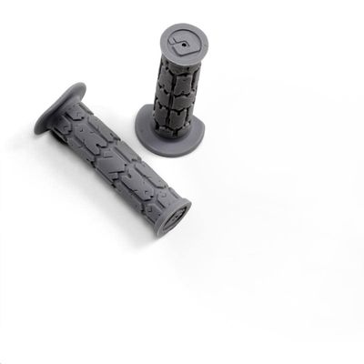 ATV ODI Old Dutch International Rogue Single Ply Raised Pad ATV Grips - Grey