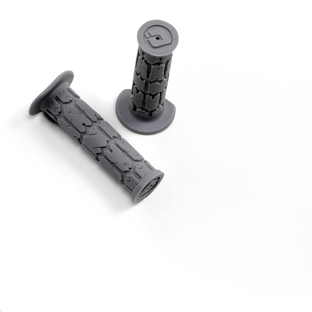 ATV ODI Old Dutch International Rogue Single Ply Raised Pad ATV Grips - Grey