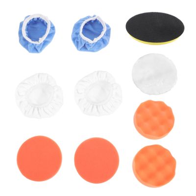 10Pcs Polishing Pad Kit with Drill Attachment for Buffing