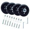 Ruidee 4 Pcs Luggage Suitcase Replacement Wheels 70x24mm Wear-Resistant Luggage Wheels Rubber Rotating Wheel Low Noise for Trolley Travel Case Carry-on Roller Bag (SXL/70x24mm) view 1