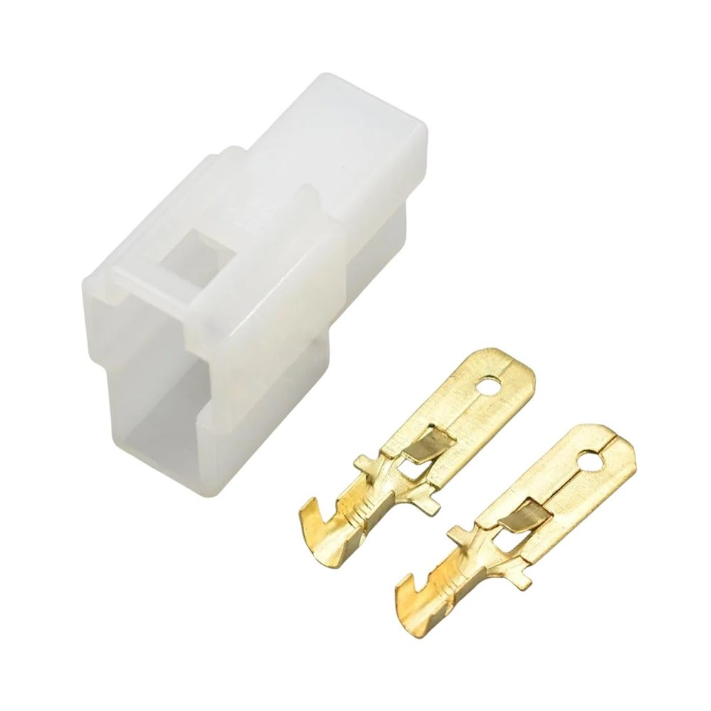 automotive connectors 2 Pin Automobile Connector DJ7021-6.3-11 DJ7021-6.3-21 easy replacement(Male,5 Sets)