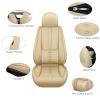 Cscevt Leather Seat Covers for BMW X1 2013-2025,Premium Car Seat Covers Full Set,Waterproof Car Seat Protectors with Airbag,Comfort Interior Cover Seats for Cars(Beige) view 3