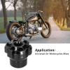 Glomora 2PCS Wheel Fork Frame Sliders,Crash Protection CNC Aluminium Alloy Universal Front Fork Wheel Crash Protector Cups Fit for Motorcycles Bikes (Black) view 3