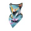 Origami Paper Cranes Balaclava Face Mask for Men and Women, Kayaking, Rafting, Surfing Black view 1