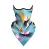 Origami Paper Cranes Balaclava Face Mask for Men and Women, Kayaking, Rafting, Surfing Black view 2