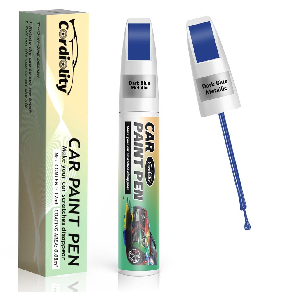 Cardiality Dark Blue Metallic(8T5) Touch Up Paint Pen for Toyota,Car Paint Scratch Repair Pen Quick and Easy Fix Auto Paint Scratch