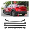 DACOLWZING Front Lip Rear Diffuser Spoiler Side Skirt Racing Grills Cover Compatible for Mazda CX30 CX-30 2020-2022 ABS Black(Front lip) view 2