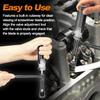 LAIKOU 12mm Jam Nut Valve Adjustment Tool - Slotted Valve Lash Adjusting Stud, Compatible with Honda Nissan Toyota Vehicle Engines - 648828 Valve Lapping Guiding Removal Tool (12mm) view 3