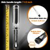 LAIKOU 12mm Jam Nut Valve Adjustment Tool - Slotted Valve Lash Adjusting Stud, Compatible with Honda Nissan Toyota Vehicle Engines - 648828 Valve Lapping Guiding Removal Tool (12mm) view 4