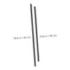 2pcs Auto Car Windscreen Wiper Rubber Strips Black 24 26 Inch view 2