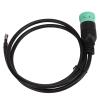 J1939 9 Pin Female to Open Plug Diagnostic Cable, Install Auto Diagnostic Connector Tool, Made of Durably ABS Material, 1m Cable with Excellent Flexibility view 3