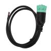 J1939 9 Pin Female to Open Plug Diagnostic Cable, Install Auto Diagnostic Connector Tool, Made of Durably ABS Material, 1m Cable with Excellent Flexibility view 4