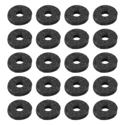Briny River 50pcs Black Smoke Stack Felt Gasket 671-181, 19x7x4mm, Compatible with Lionel 2026 675 2025 671