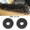 Briny River 50pcs Black Smoke Stack Felt Gasket 671-181, 19x7x4mm, Compatible with Lionel 2026 675 2025 671 view 2