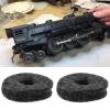Briny River 50pcs Black Smoke Stack Felt Gasket 671-181, 19x7x4mm, Compatible with Lionel 2026 675 2025 671 view 3